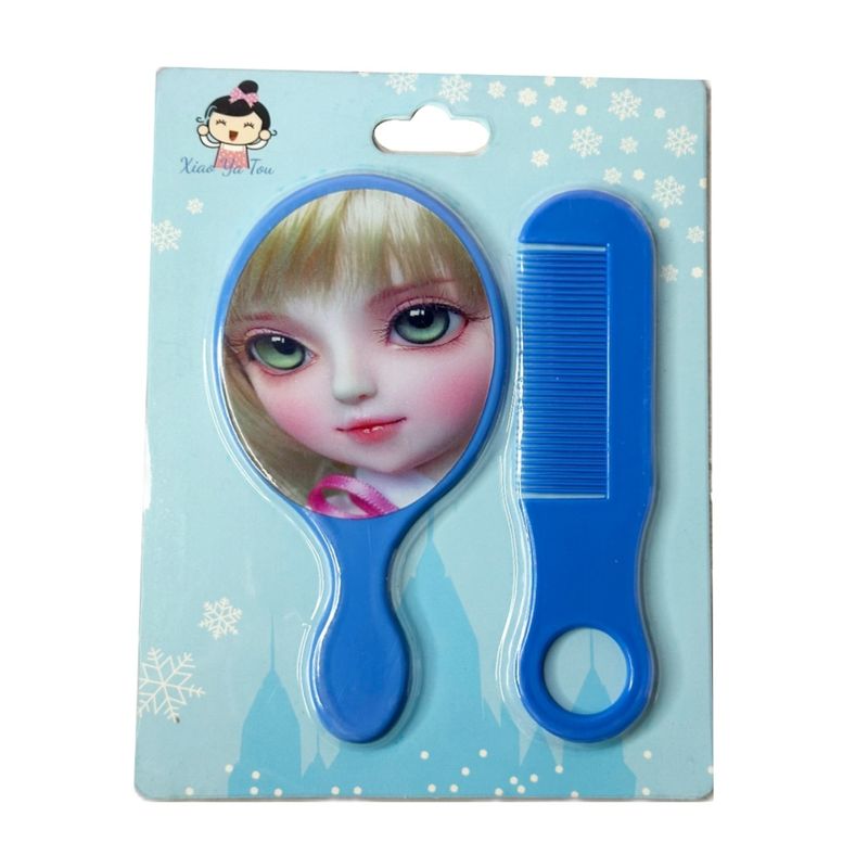 ست آینه و شانه کودک مدل s5 طرح دار