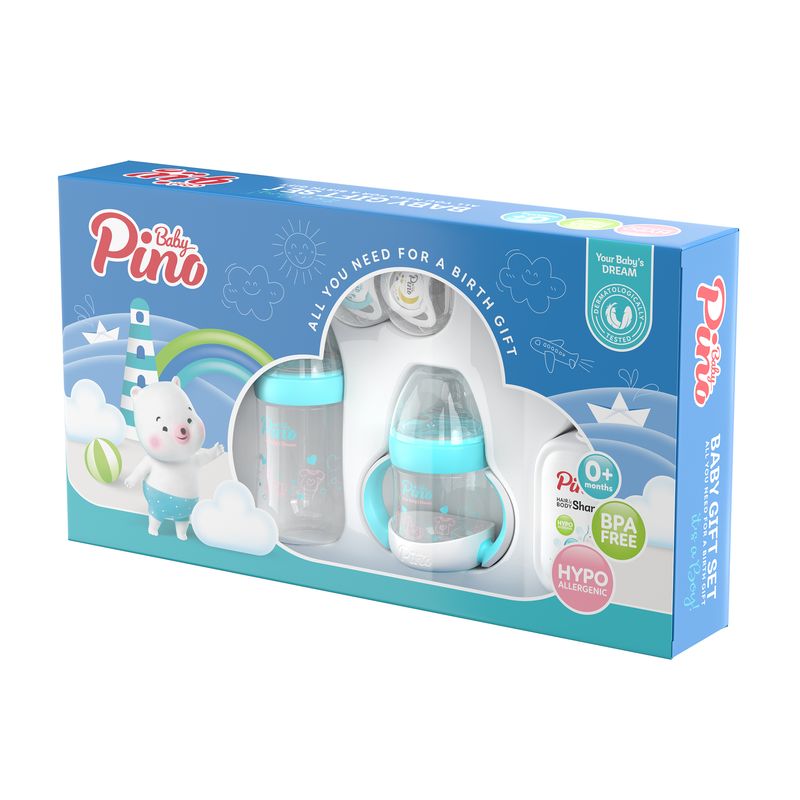 ست بهداشتی کودک پینوبیبی مدل baby boy gift set مجموعه 7 عددی