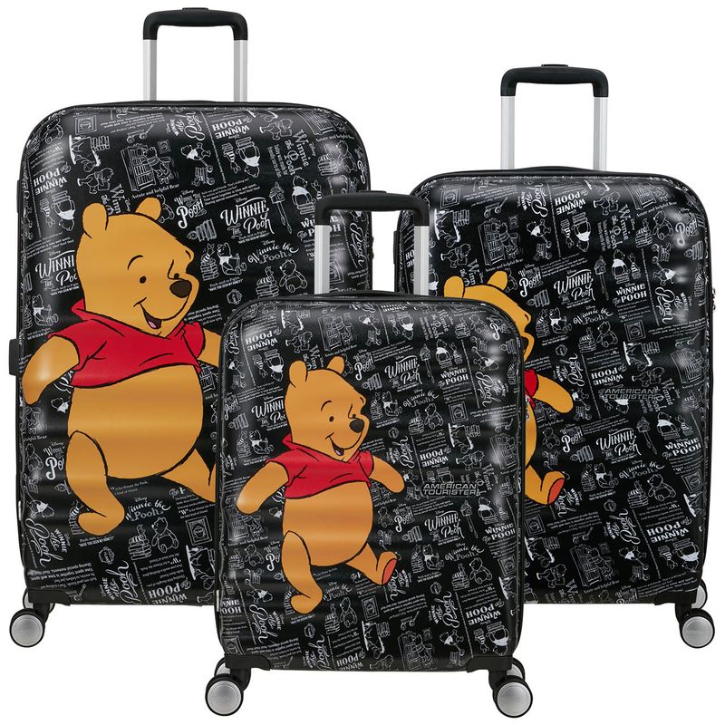 ست سه تکه چمدان کودک امریکن توریستر مدل pooh 31c