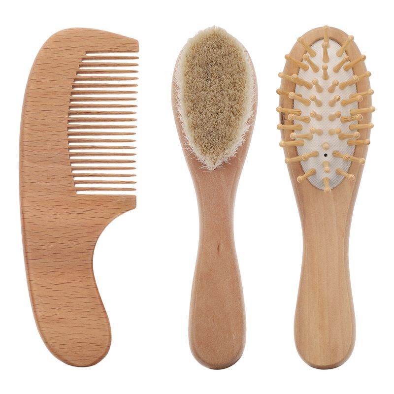 ست شانه و برس کودک مدل baby manicure مجموعه 3 عددی