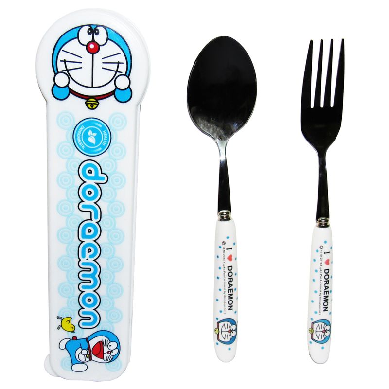 ست قاشق و چنگال کودک doraemon مدل دورامون