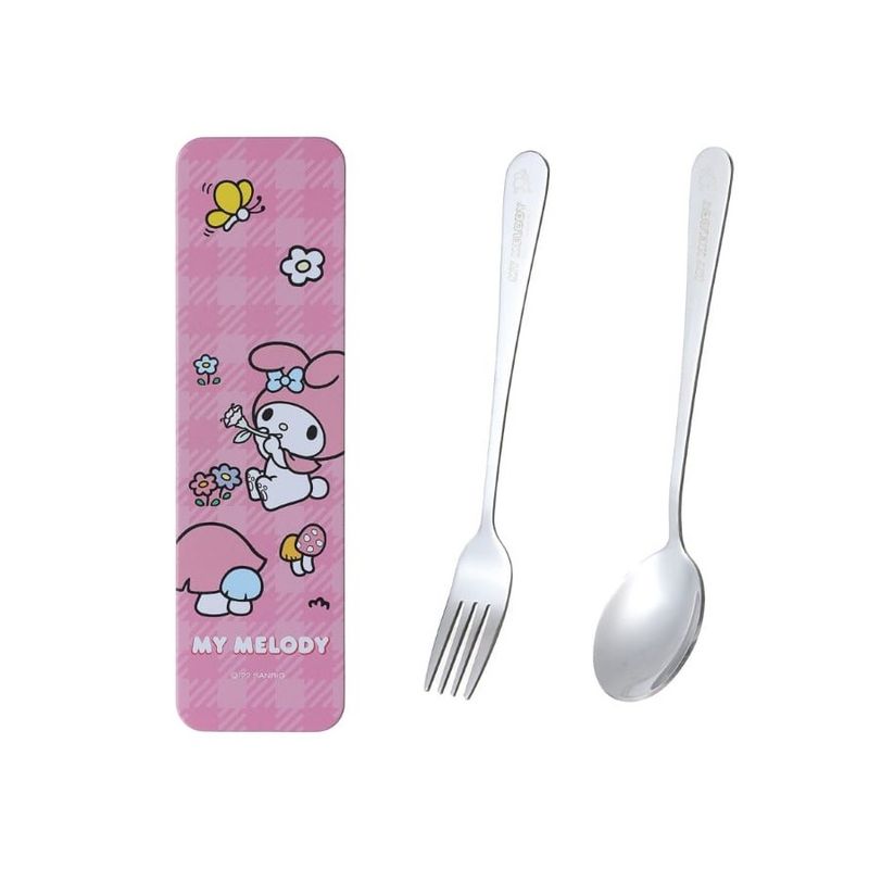 ست قاشق چنگال مینیسو مدل my melody مجموعه 3 عددی
