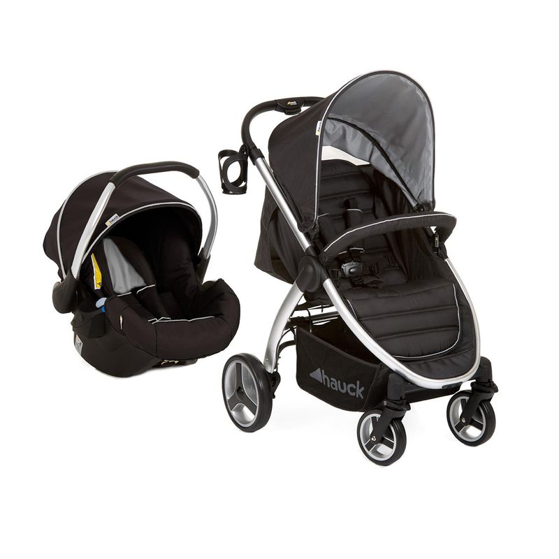 ست کالسکه و کریر هاوک مدل lift up 4 snd sand black