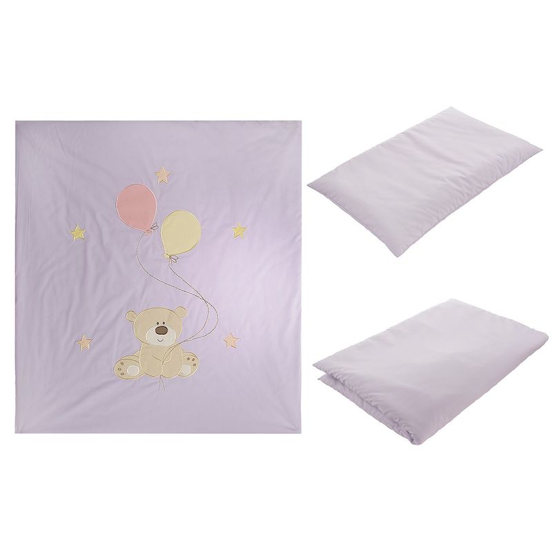 سرویس 3 تکه لحاف کودک مدل bear and balloon