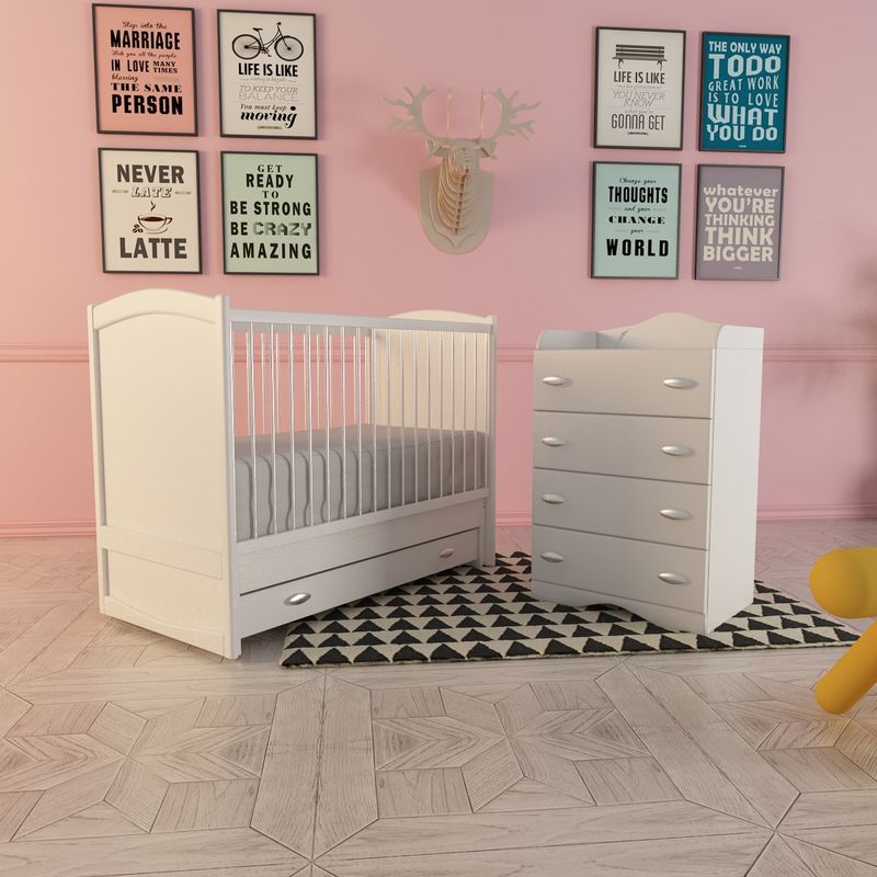 سرویس تخت و کمد کودک و نوزاد اعیان مدل fh330