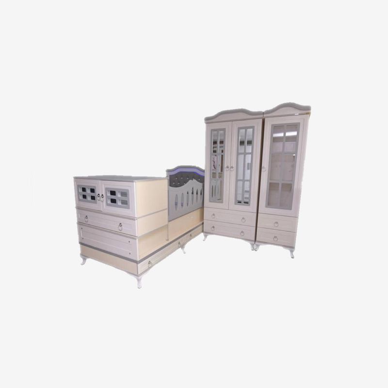 سرویس تخت و کمد کودک و نوزاد مدل اوین