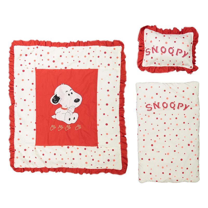 سرویس خواب 3 تکه نوزاد مدل snoopy
