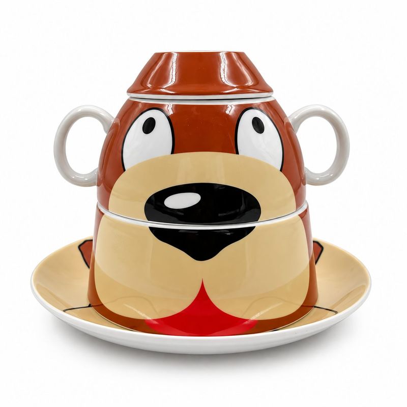 سرویس غذاخوری کودک کرکماز مدل bambino collection a732 مجموعه 4 عددی