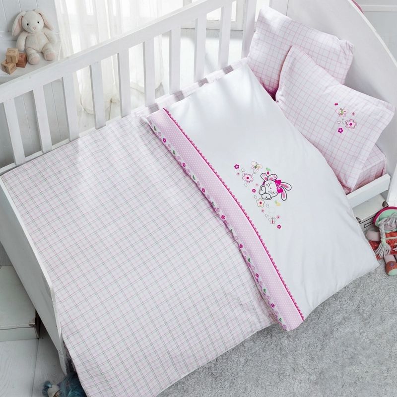 سرویس ملحفه 4 تکه نوزاد لومانا مدل bunny