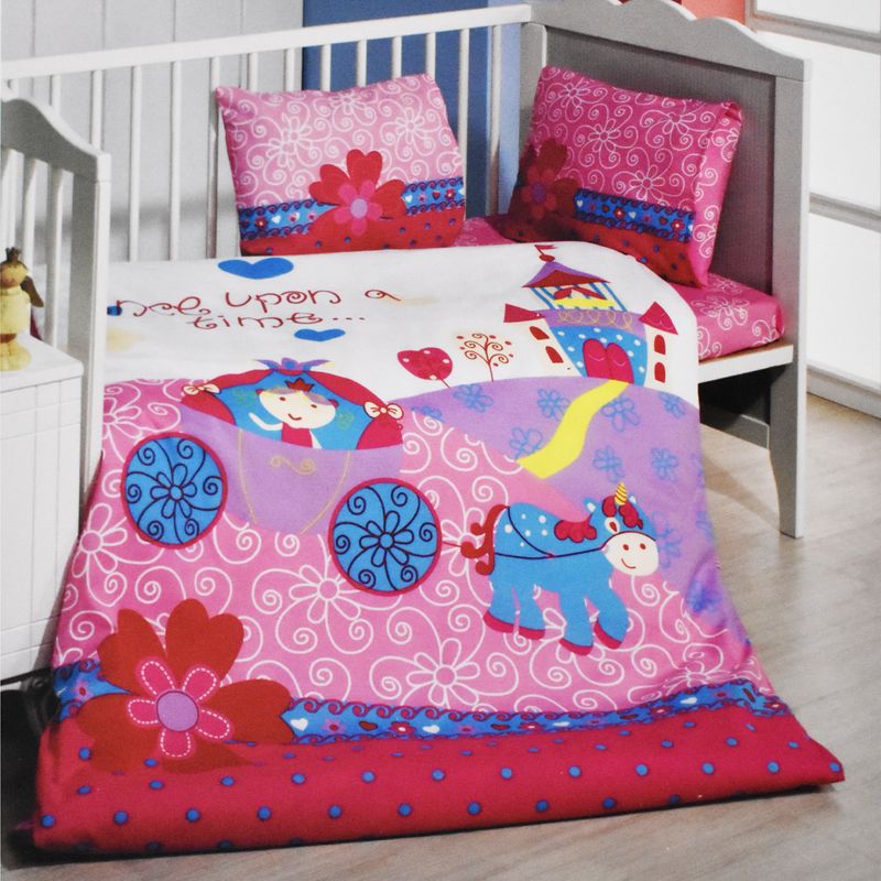 سرویس ملحفه کودک کوپن مدل teddy bearn تک نفره 3 تکه