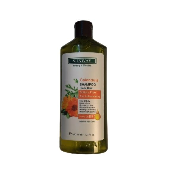 شامپو سر و بدن کودک سان وی مدل calendula حجم 300 میلی لیتر