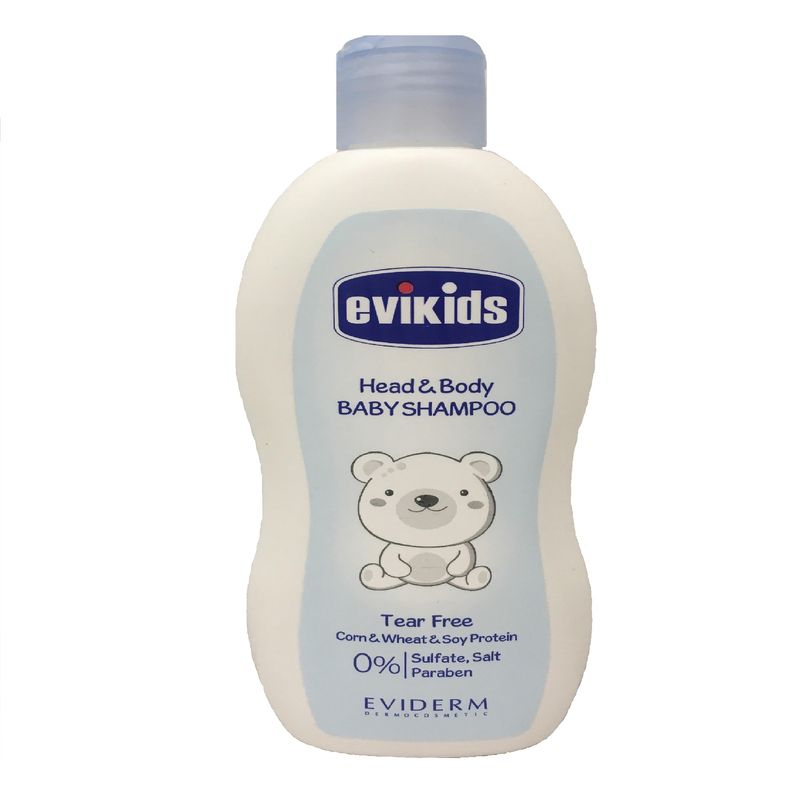 شامپو سر وبدن کودک اویدرم مدل evikids حجم 200 میلی لیتر