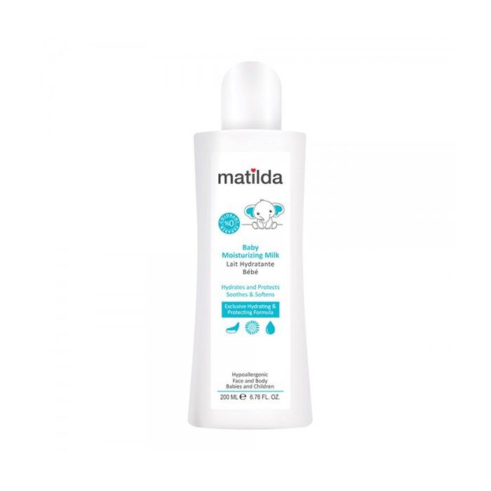 شیر مرطوب کننده کودک ماتیلدا مدل moisturizing حجم 200 میلی لیتر