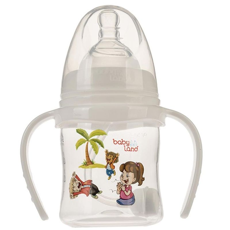 شیشه شیر بیبی لند مدل 356baby ظرفیت 150 میلی لیتر