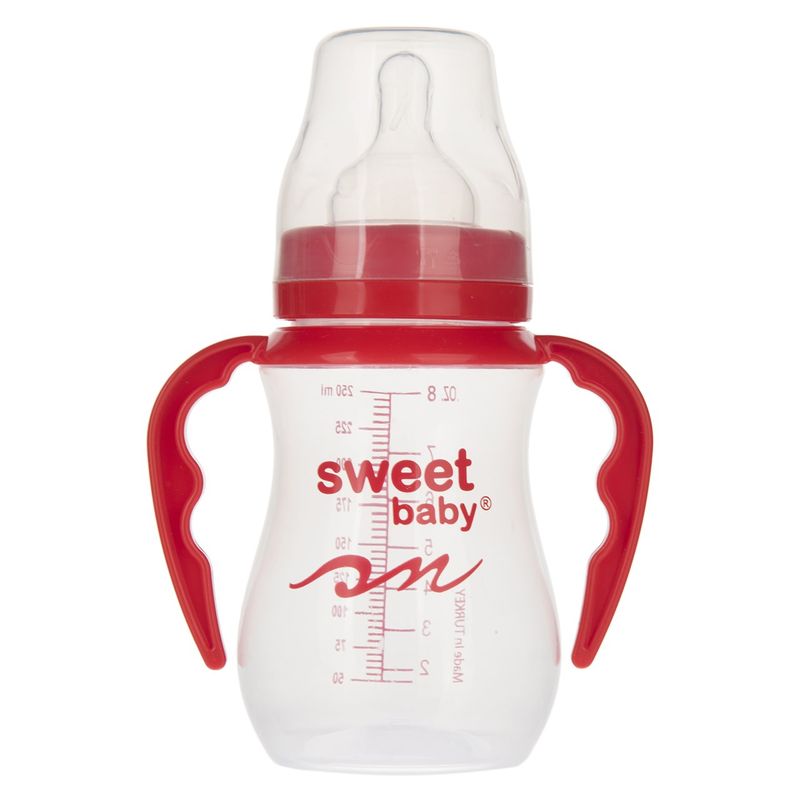 شیشه شیر سوییت بیبی مدل 672sweet ظرفیت 250 میلی لیتر