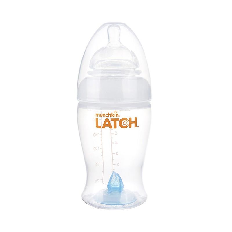 شیشه شیر ضد نفخ مانچکین مدل latch ظرفیت 240 میلی لیتر