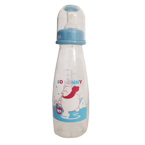 شیشه شیر طرح خرسی کد 95061 b گنجایش 240 میلی لیتر