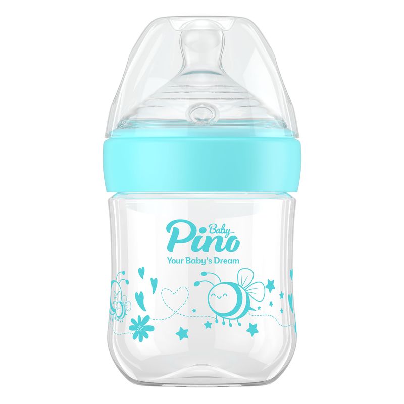 شیشه شیر پینو بیبی مدل natural sence کد s06 گنجایش 150 میلی لیتر