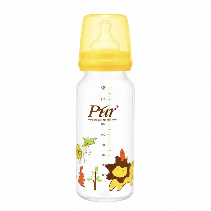 شیشه‌ شیر پیور مدل forest  ظرفیت 250 میلی لیتر