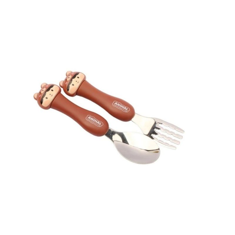 قاشق و چنگال طرح عروسکی کد 002