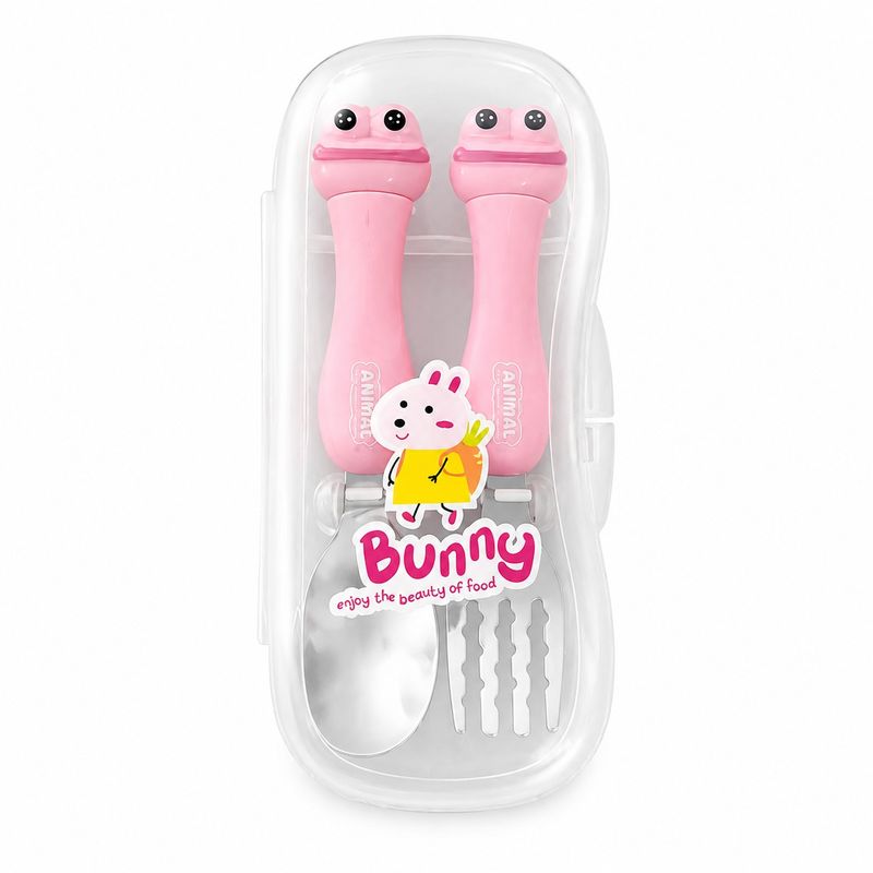 قاشق و چنگال کودک مدل بانی bunny
