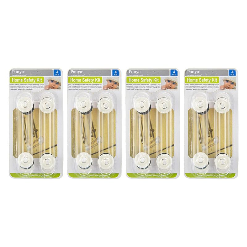 قفل درب کابینت مدل home safety kit چهار بسته 4 عددی