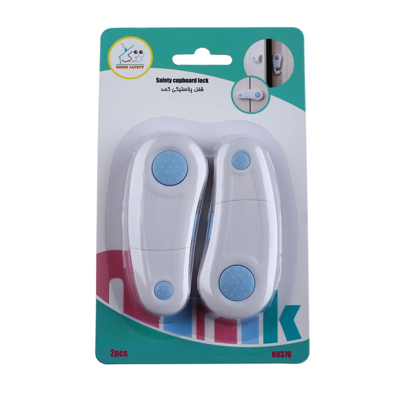 قفل درب کابینت نی نی ک مدل n9376 2cwb بسته 2 عددی