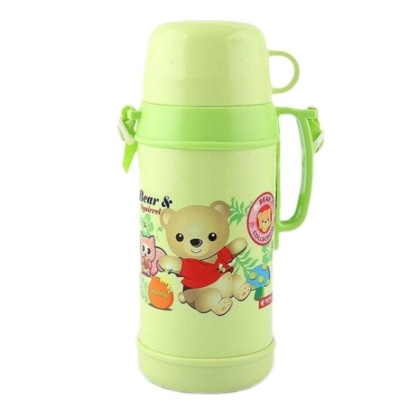 قمقمه کودک لیون استار مدل bear & squirrel حجم 0.55 لیتر