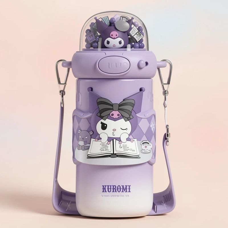 قمقمه کودک مدل kuromi گنجایش 0.58 لیتر