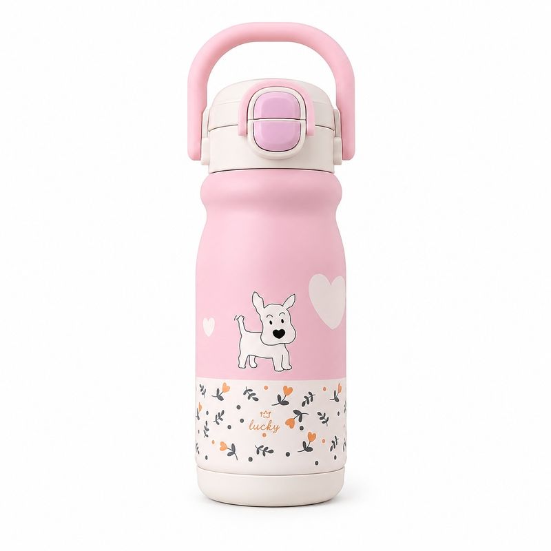 قمقمه کودک مدل دوحالته puppy heart گنجایش 0.5 لیتر