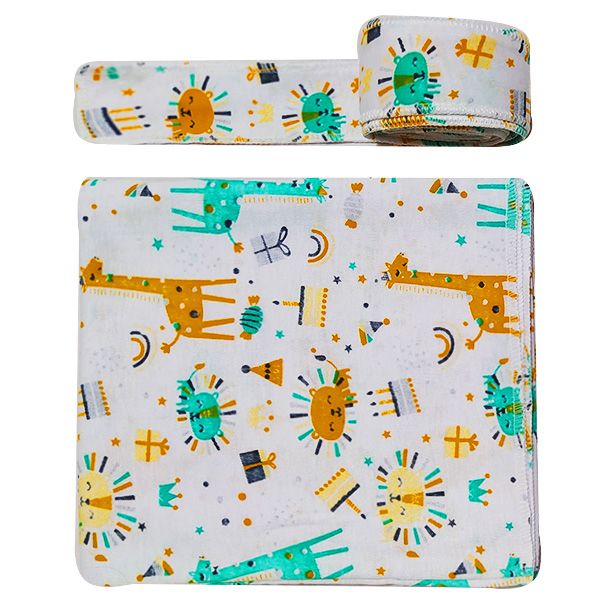 قنداق 2 تکه نوزاد مدل giraffe2 طرح زرافه