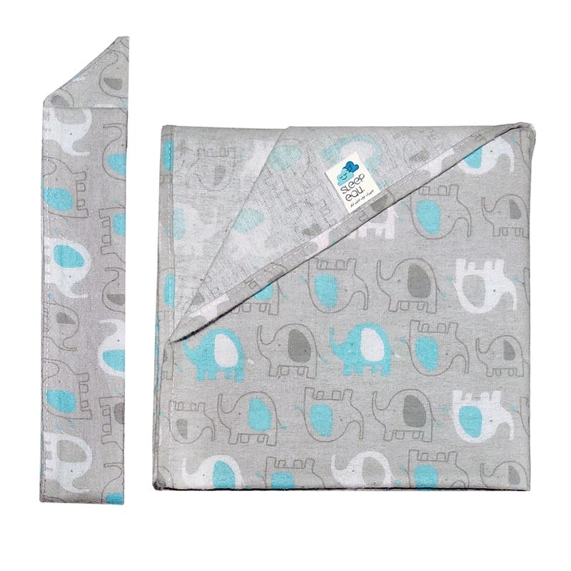 قنداق نوزادی اسلیپ ایکو مدل swaddle کد swelp به همراه هدبند