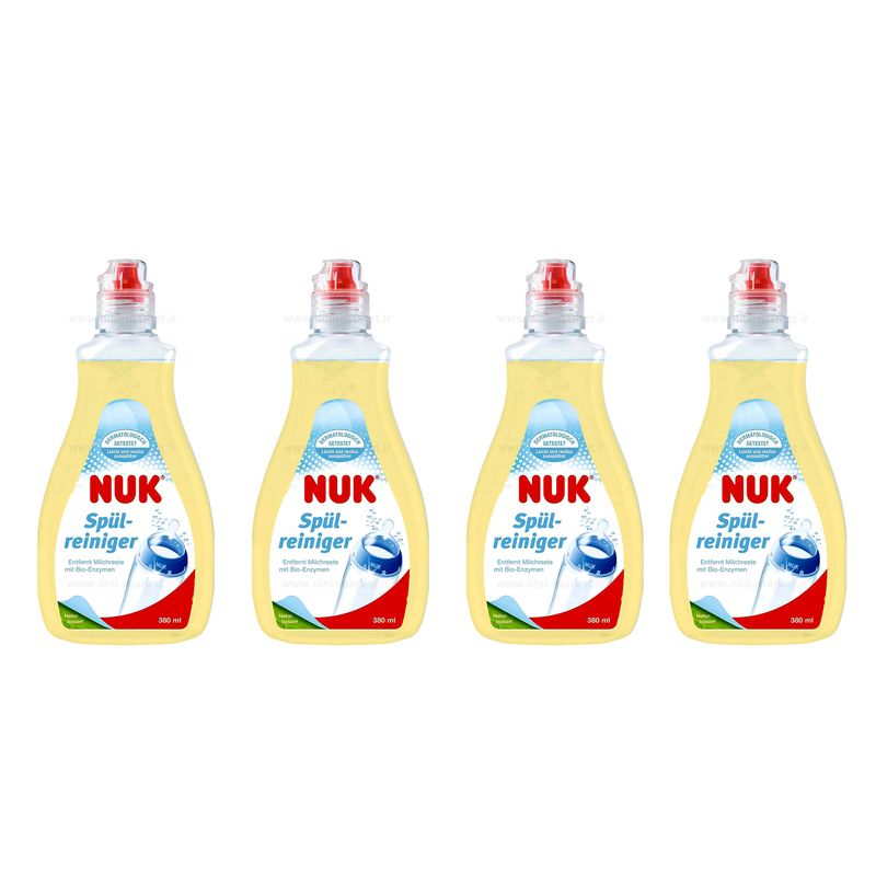 مایع استریل کننده ناک مدل n10750555.4 حجم 380 میلی لیتر مجموعه 4 عددی