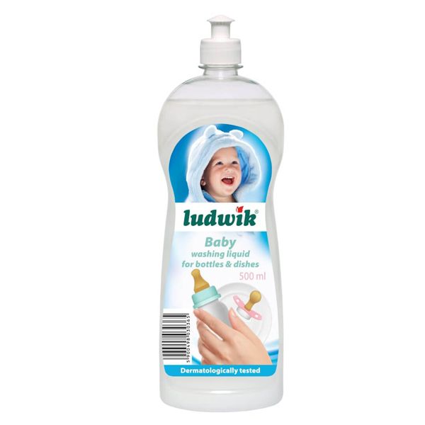 مایع ضد عفونی کننده شیشه شیر لودویک مدل bottles حجم 500 میلی لیتر