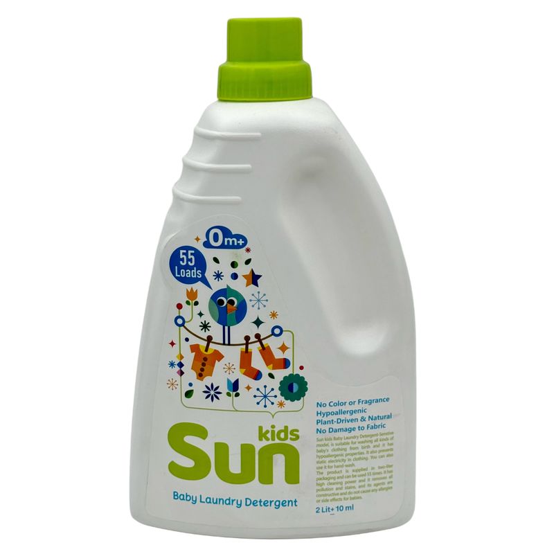 مایع لباسشویی سان کیدز مدل baby laundry detergent حجم 2 لیتر