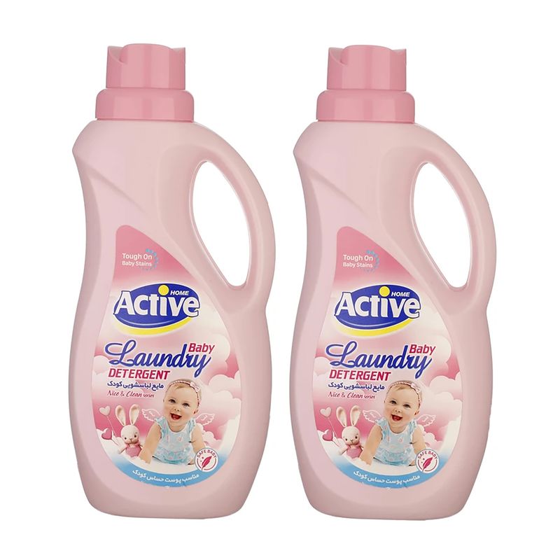مایع لباسشویی کودک اکتیو مدل landeri  وزن 1500 گرم مجموعه 2 عددی