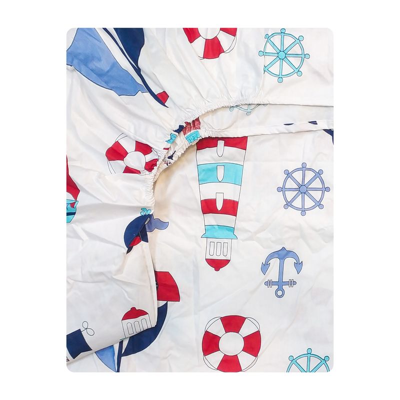 ملحفه فیلور کودک آدنو مدل sailor کد fi21 سایز 70x135 سانتی متر
