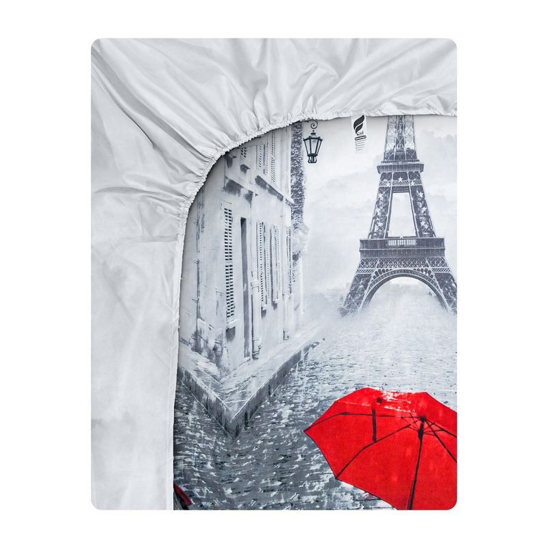 ملحفه کودک آدنو مدل eiffel کد ch165 سایز 70x135 سانتی متر