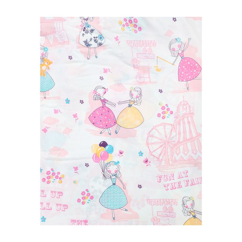 ملحفه کودک آدنو مدل girls کد ir37 سایز 100x150 سانتی متر