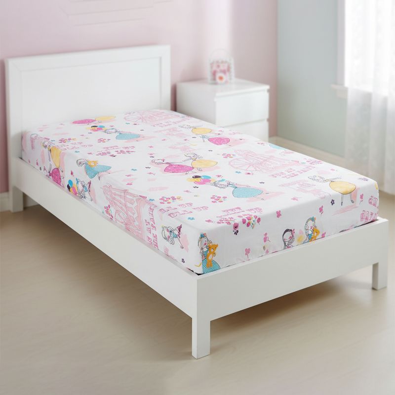 ملحفه کودک آدنو مدل girls کد ir37 سایز 70x135 سانتی متر