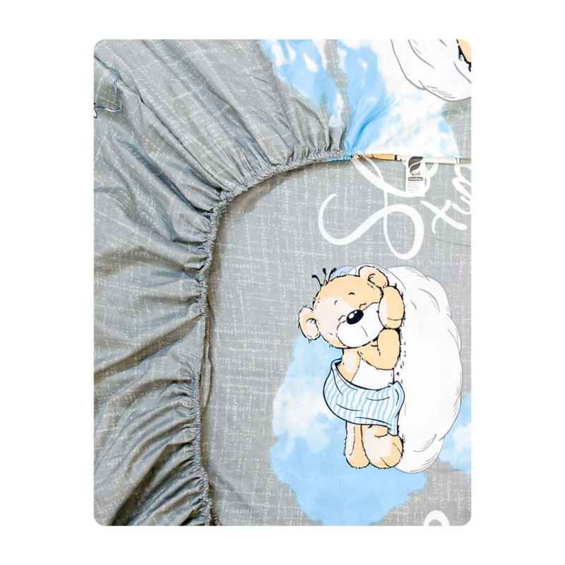 ملحفه کودک آدنو مدل teddy کد mc03 سایز 70x135 سانتی متر