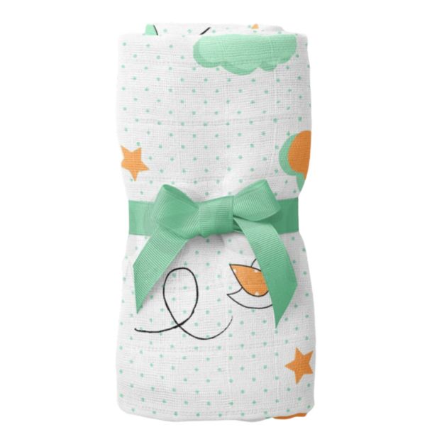 ملحفه کودک ویپو مدل happy birds سایز 80x75 سانتی متر