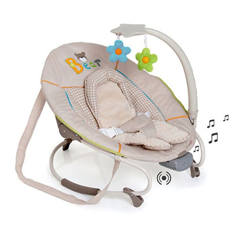 نینی لای لای و گهواره نوزاد هاوک مدل motion bear beige