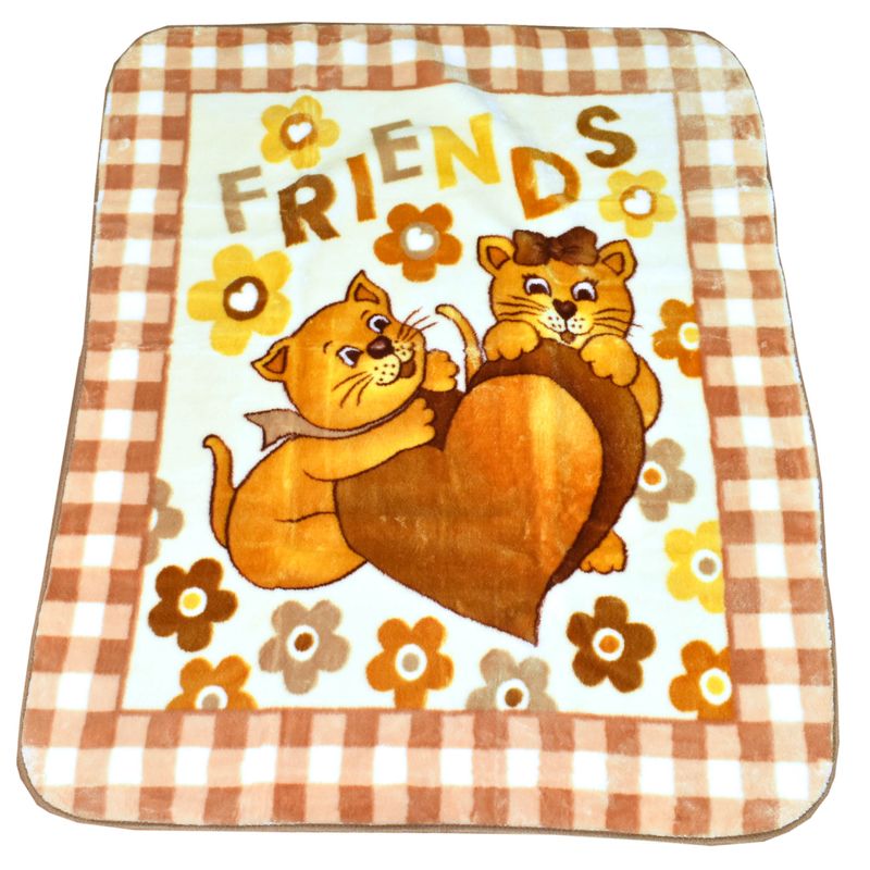 پتو نوزادی پاندورا طرح my friends سایز 100×120 سانتی متر