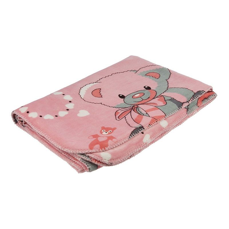 پتو کودک مدل teddy bear سایز 100x140 سانتیمتر