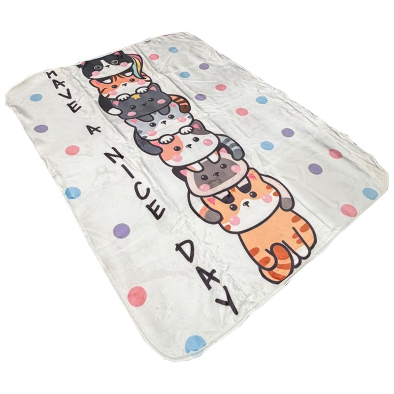 پتو کودک مدل پیشی پیشی سایز 110*150 سانتی متر