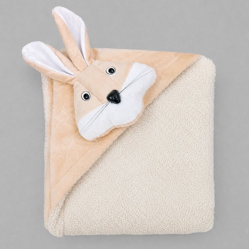 پتو کودک و نوزاد مدل bunny سایز 80×80 سانتی‌متر