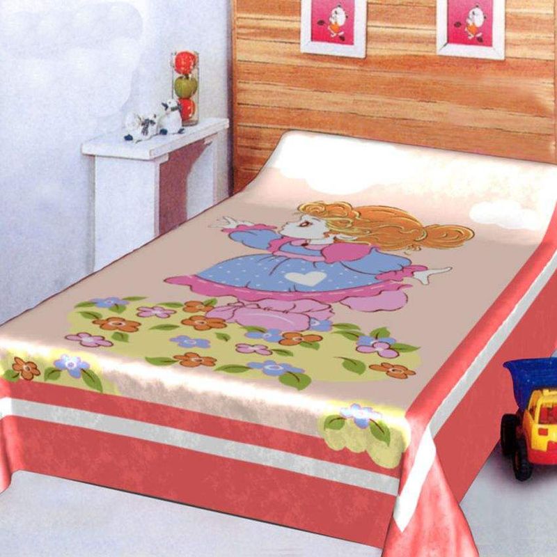 پتوی نوزادی گلبافت کد 8563 سایز 80x110 سانتی متر