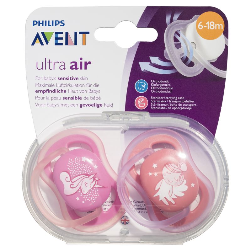 پستانک ارتودنسی اونت مدل ultra air بسته 2 عددی