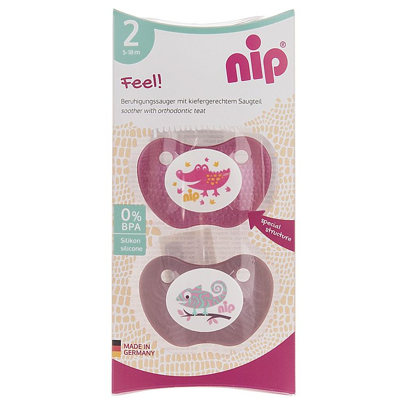 پستانک ارتودنسی نیپ مدل 31306pp بسته 2 عددی